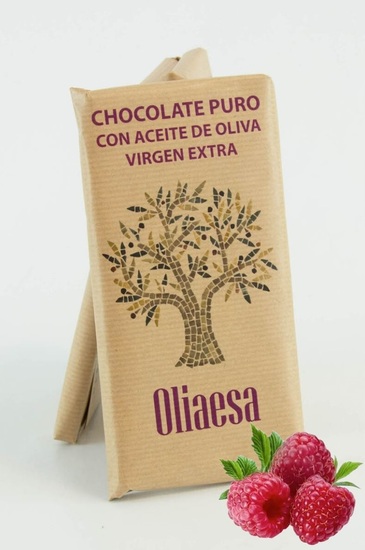 Chocoliva with raspberry (Pack of 3 Bars)